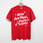 Girls Just Want Halftime & Tailgates Graphic Tee | Football Game Day Shirt - Poppy & Vine