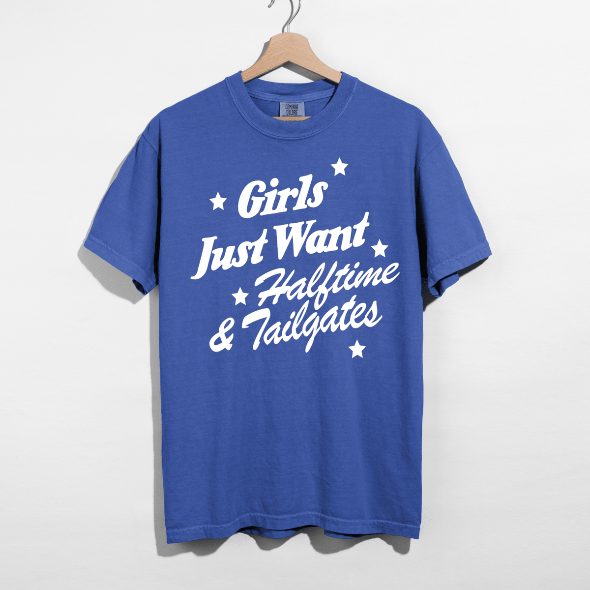 Girls Just Want Halftime & Tailgates Graphic Tee | Football Game Day Shirt - Poppy & Vine