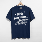 Girls Just Want Halftime & Tailgates Graphic Tee | Football Game Day Shirt - Poppy & Vine