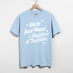 Girls Just Want Halftime & Tailgates Graphic Tee | Football Game Day Shirt - Poppy & Vine