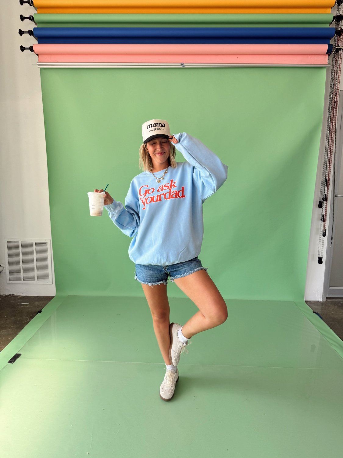Go Ask Your Dad Crewneck - Poppy & Vine