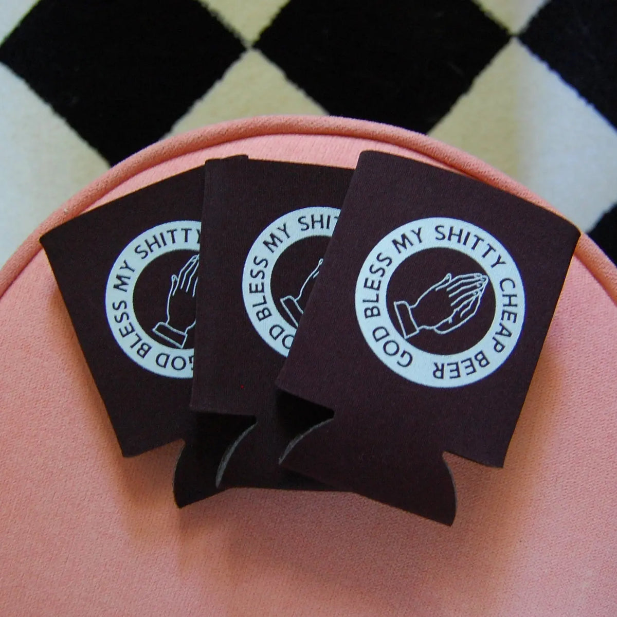 God Bless my Shitty Beer Koozie - Poppy & Vine