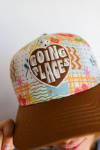 GOING PLACES TRUCKER HAT - Poppy & Vine