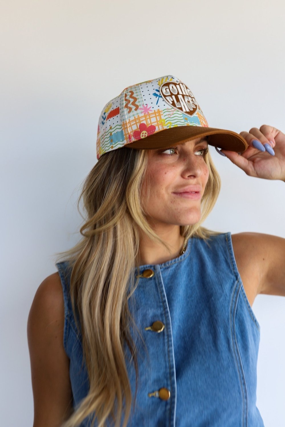 GOING PLACES TRUCKER HAT - Poppy & Vine