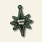 Good Boy Twinkle Star Funny Christmas Ornament - Poppy & Vine