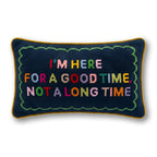 Good Time Needlepoint Pillow - Poppy & Vine
