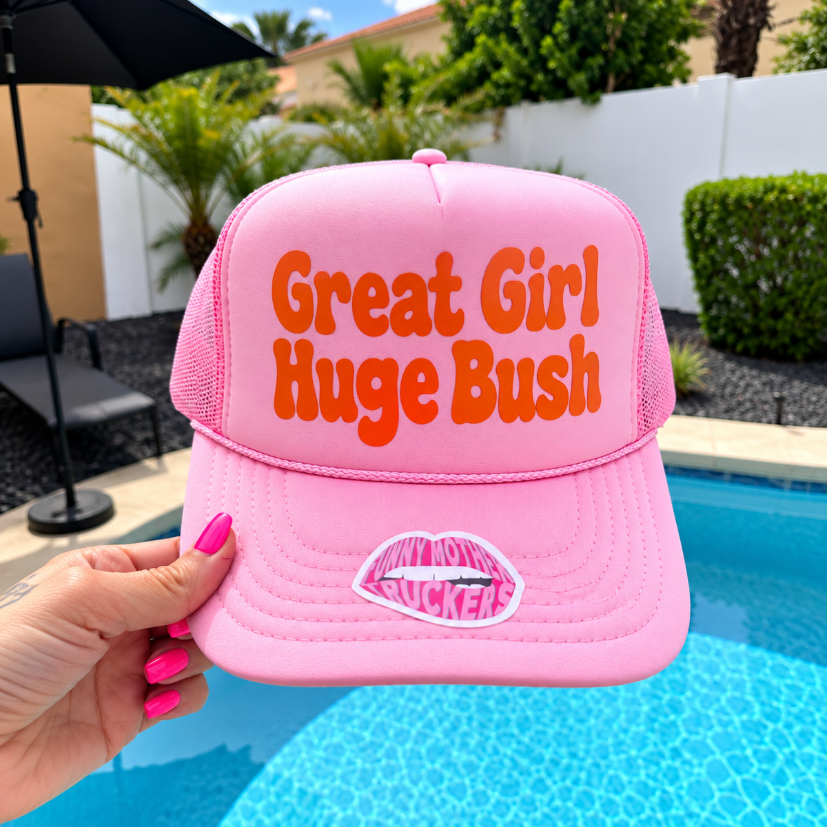 Great Girl Huge Bush Trucker Hat - Poppy & Vine