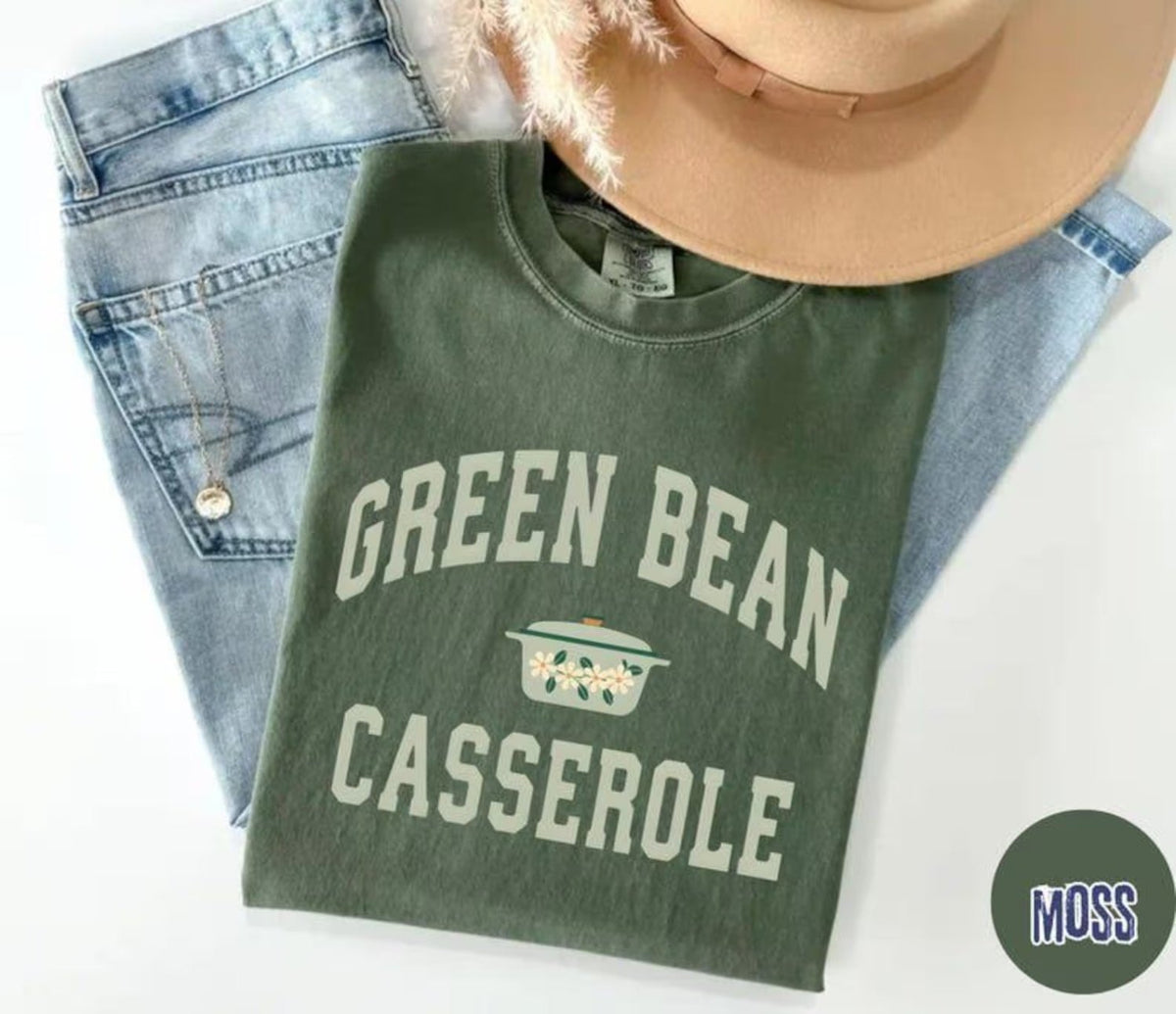 Green bean casserole tee or sweatshirt - Poppy & Vine