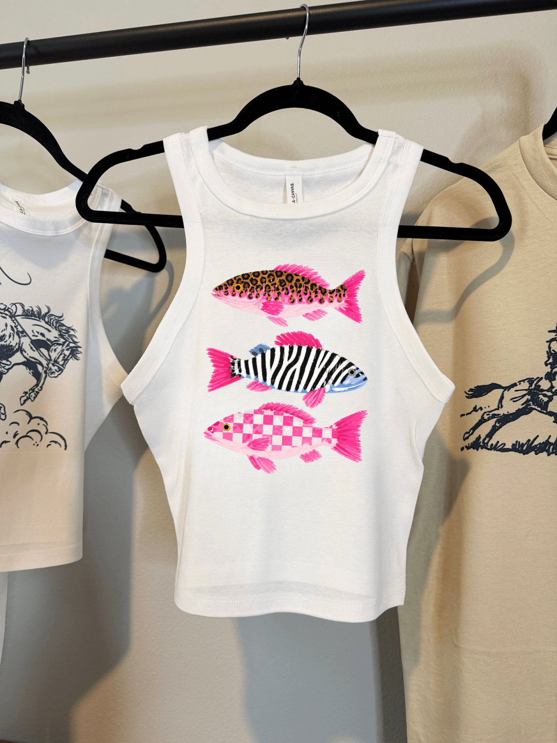 Groovy Fish Cropped Tank - Poppy & Vine