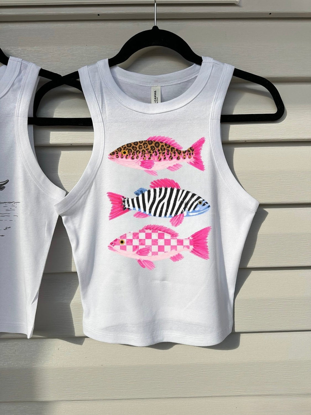 Groovy Fish Cropped Tank - Poppy & Vine
