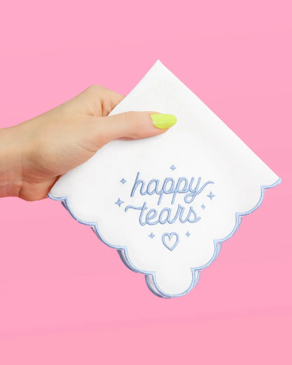 Happy Tears Handkerchief - Poppy & Vine