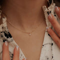 Harper Diamond Teardrop Necklace - Poppy & Vine