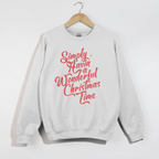 Having a Wonderful Christmas Time Crewneck Sweatshirt | Holiday Sweatshirt - Poppy & Vine
