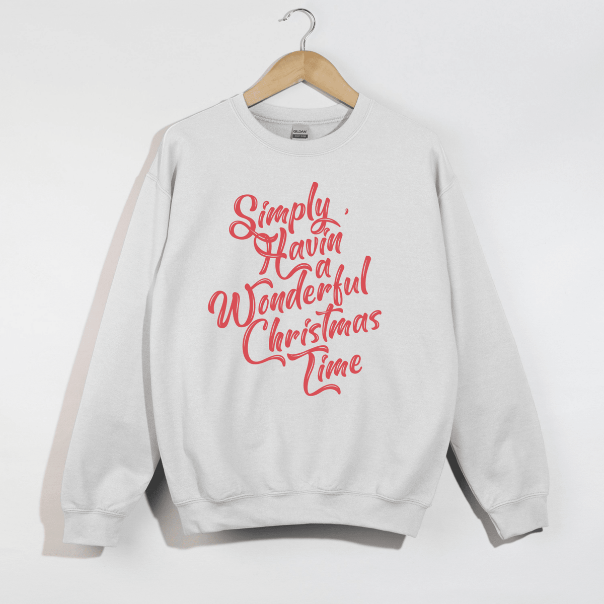 Having a Wonderful Christmas Time Crewneck Sweatshirt | Holiday Sweatshirt - Poppy & Vine