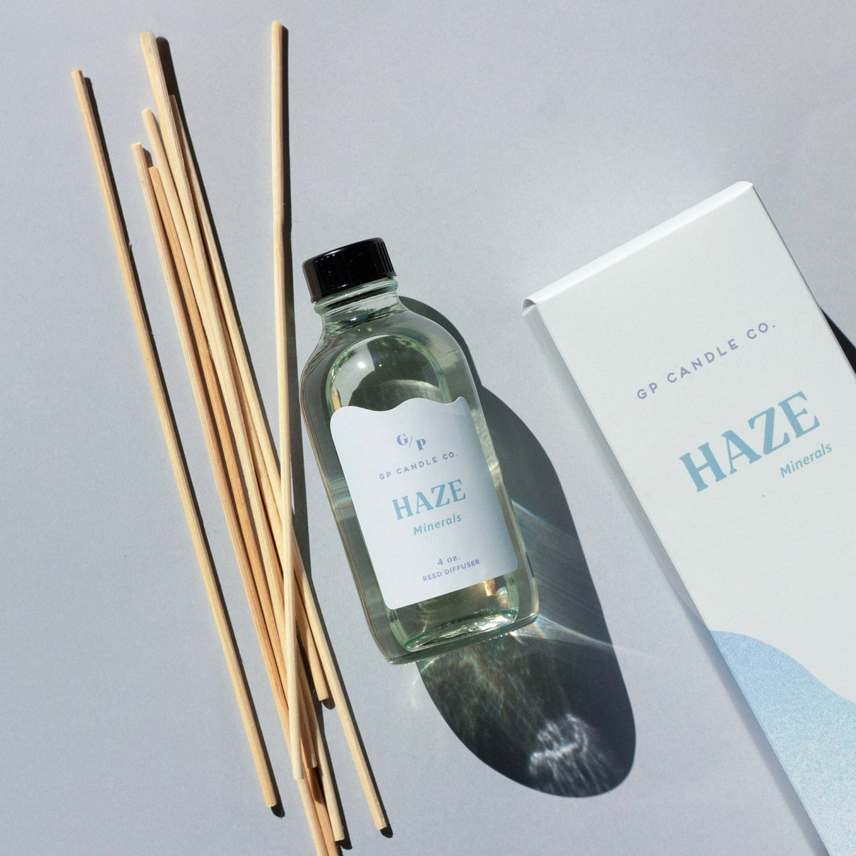 Haze 4 oz. Hue Reed Diffuser (Minerals) - Poppy & Vine