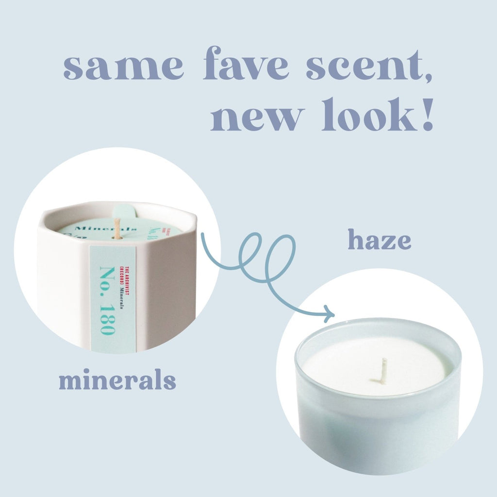 Haze 9 oz. Hue Candle (Minerals) - Poppy & Vine