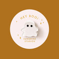 Hey Boo! Ghost Mini Hair Clip - Poppy & Vine