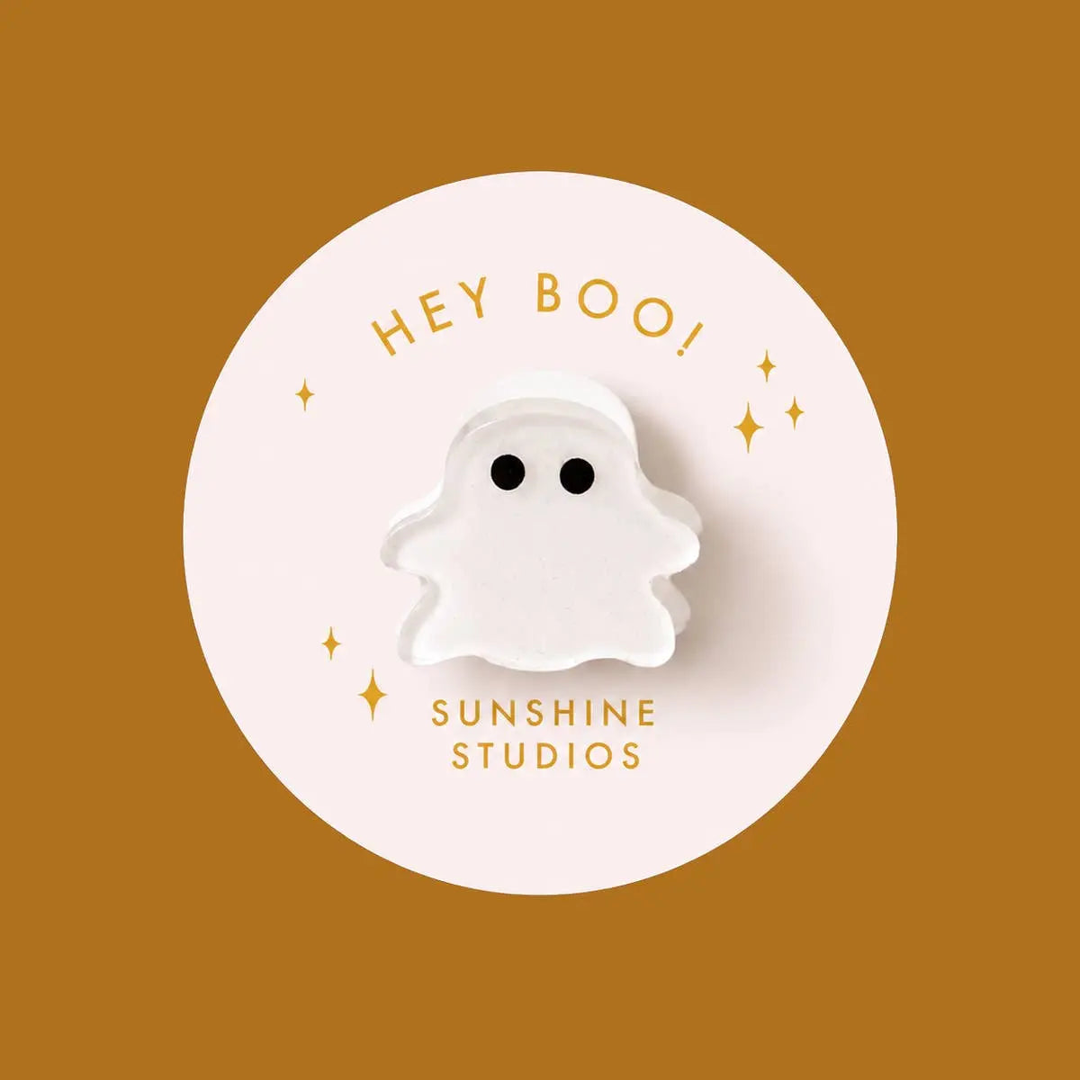Hey Boo! Ghost Mini Hair Clip - Poppy & Vine