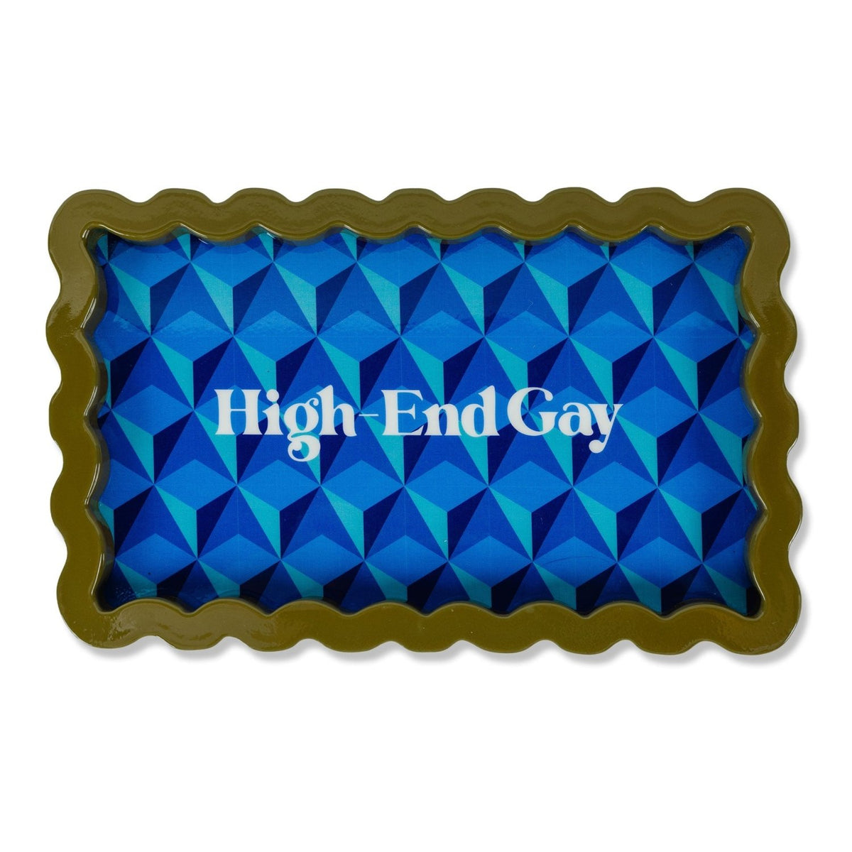 High End Gay Lacquer Tray - Poppy & Vine