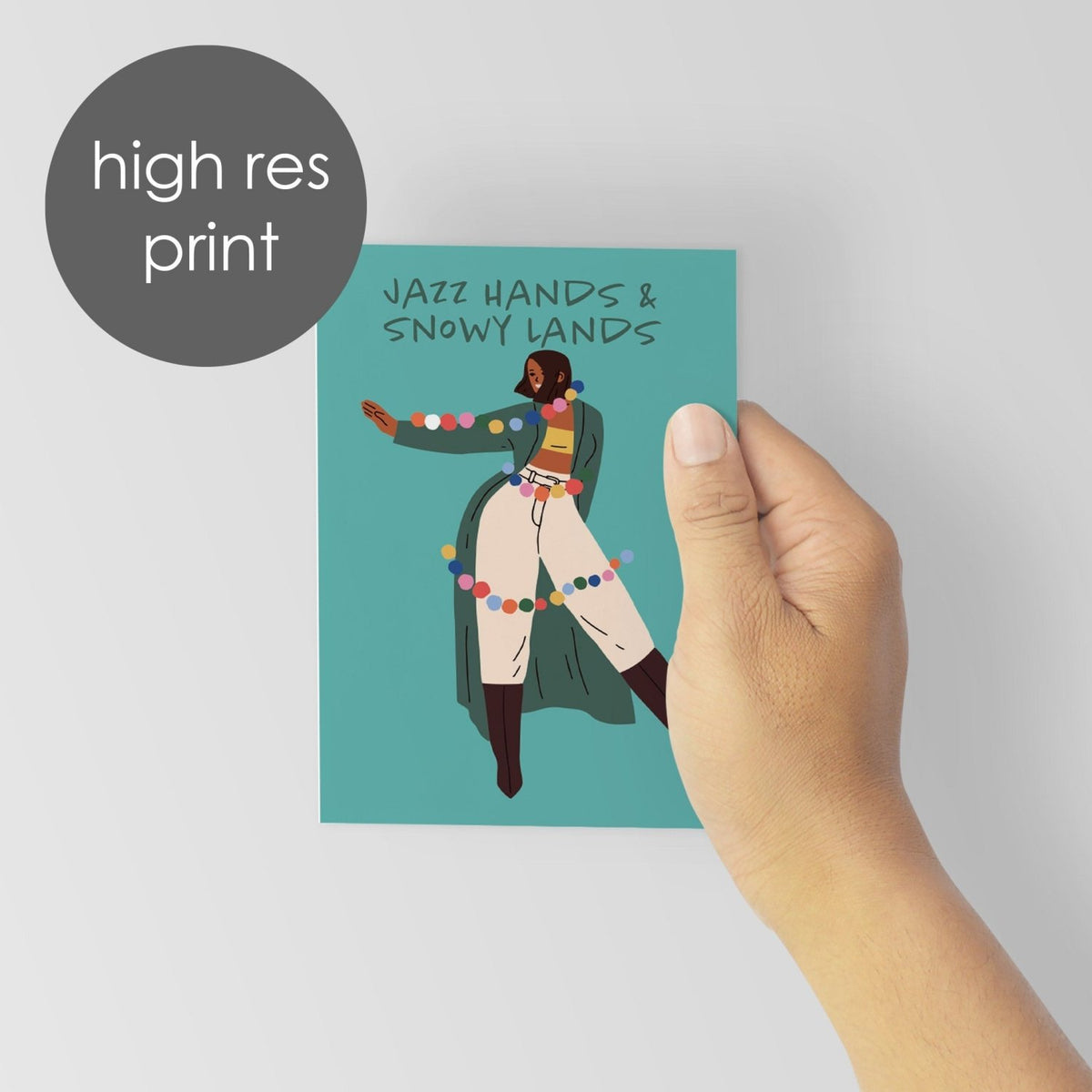 Hip-Hop Holiday Greeting Cards, Set of 24 - Poppy & Vine