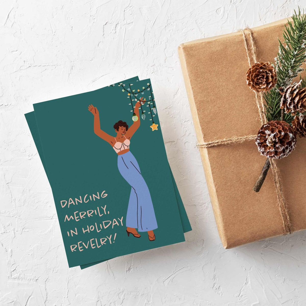 Hip-Hop Holiday Greeting Cards, Set of 24 - Poppy & Vine