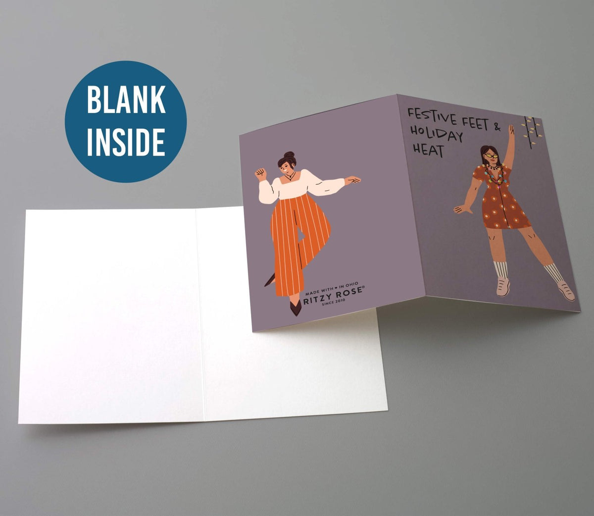 Hip-Hop Holiday Greeting Cards, Set of 24 - Poppy & Vine