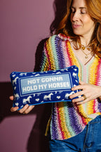 Hold My Horses Needlepoint Pillow - Poppy & Vine