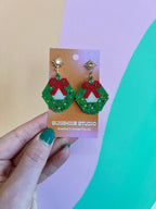 Holiday Beaded Earrings - Poppy & Vine