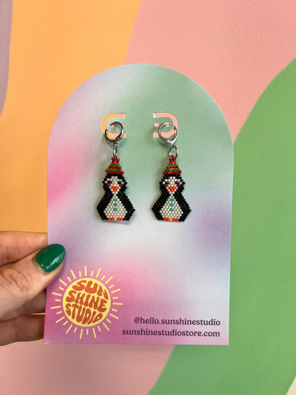Holiday Beaded Earrings - Poppy & Vine