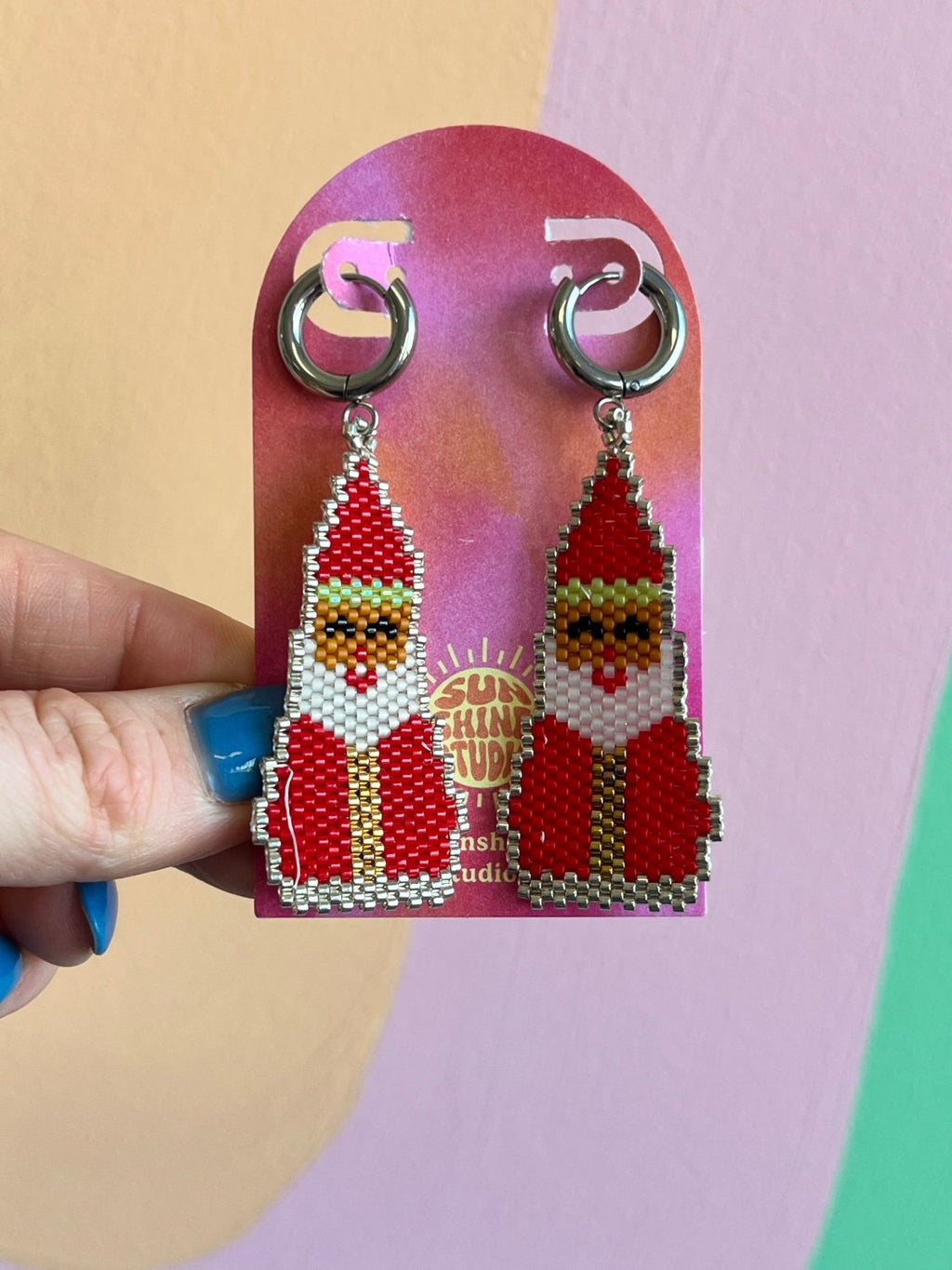 Holiday Beaded Earrings - Poppy & Vine