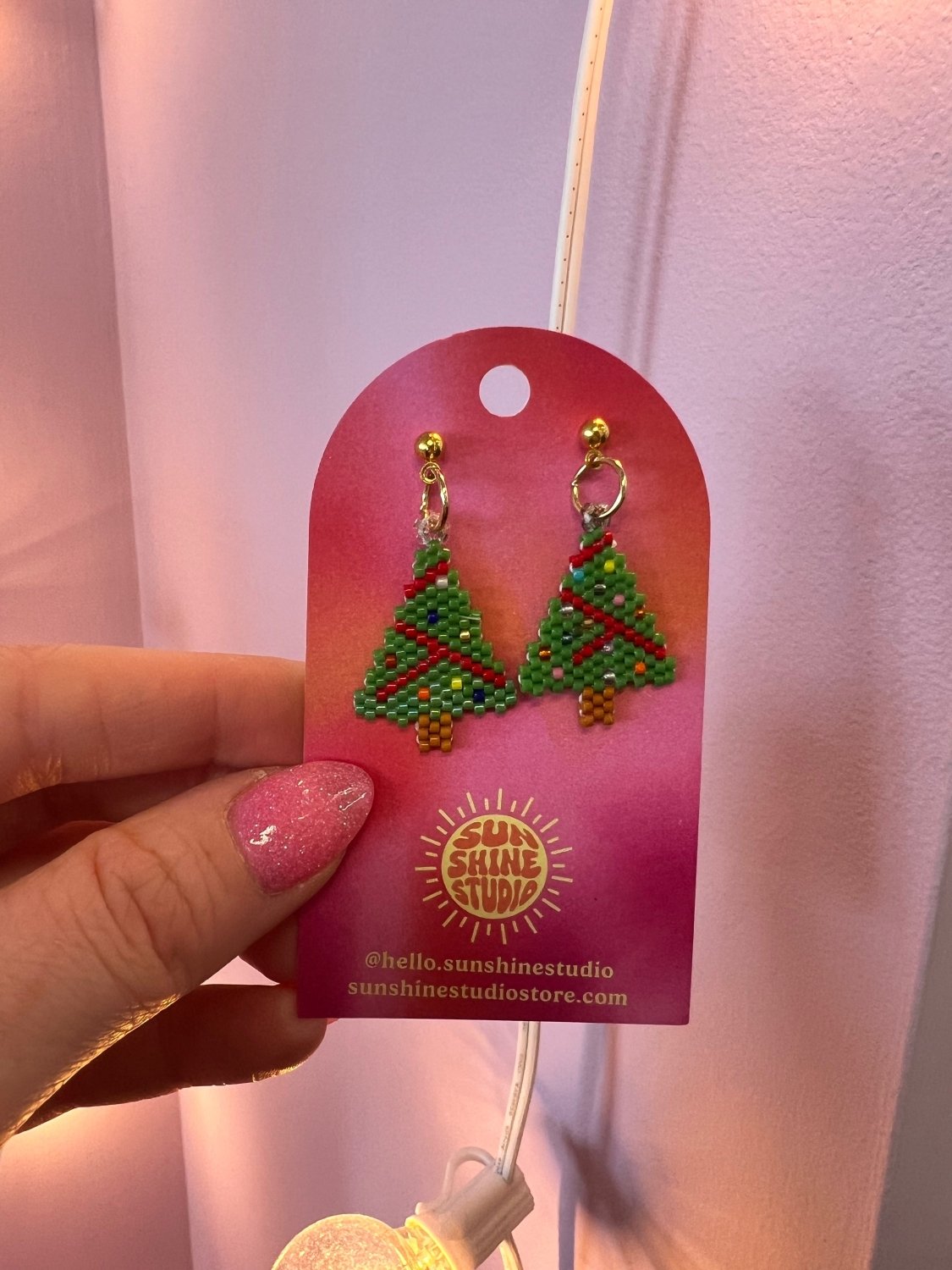 Holiday Beaded Earrings - Poppy & Vine