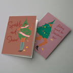 Holiday Party Greeting Cards, Set of 24 - Poppy & Vine