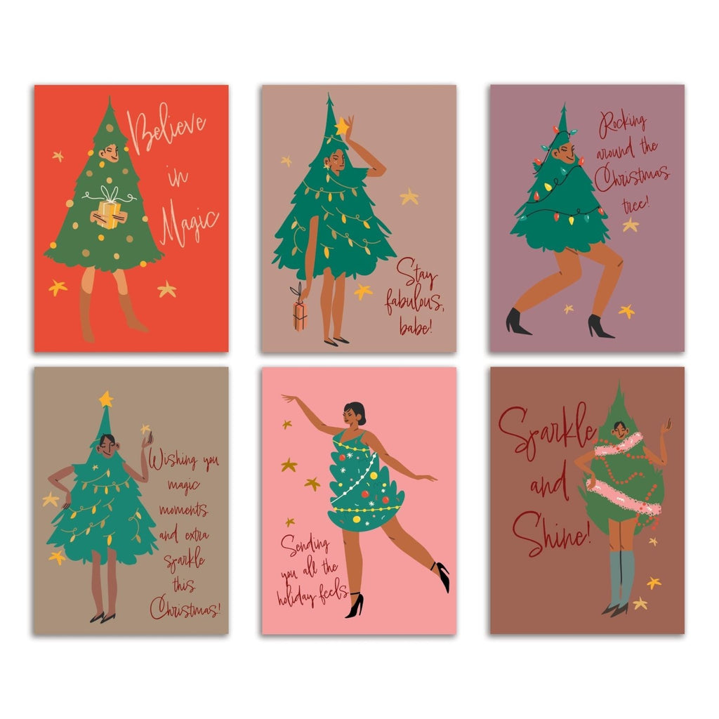 Holiday Party Greeting Cards, Set of 24 - Poppy & Vine