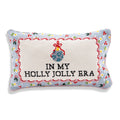 Holly Jolly Era Needlepoint Pillow - Poppy & Vine