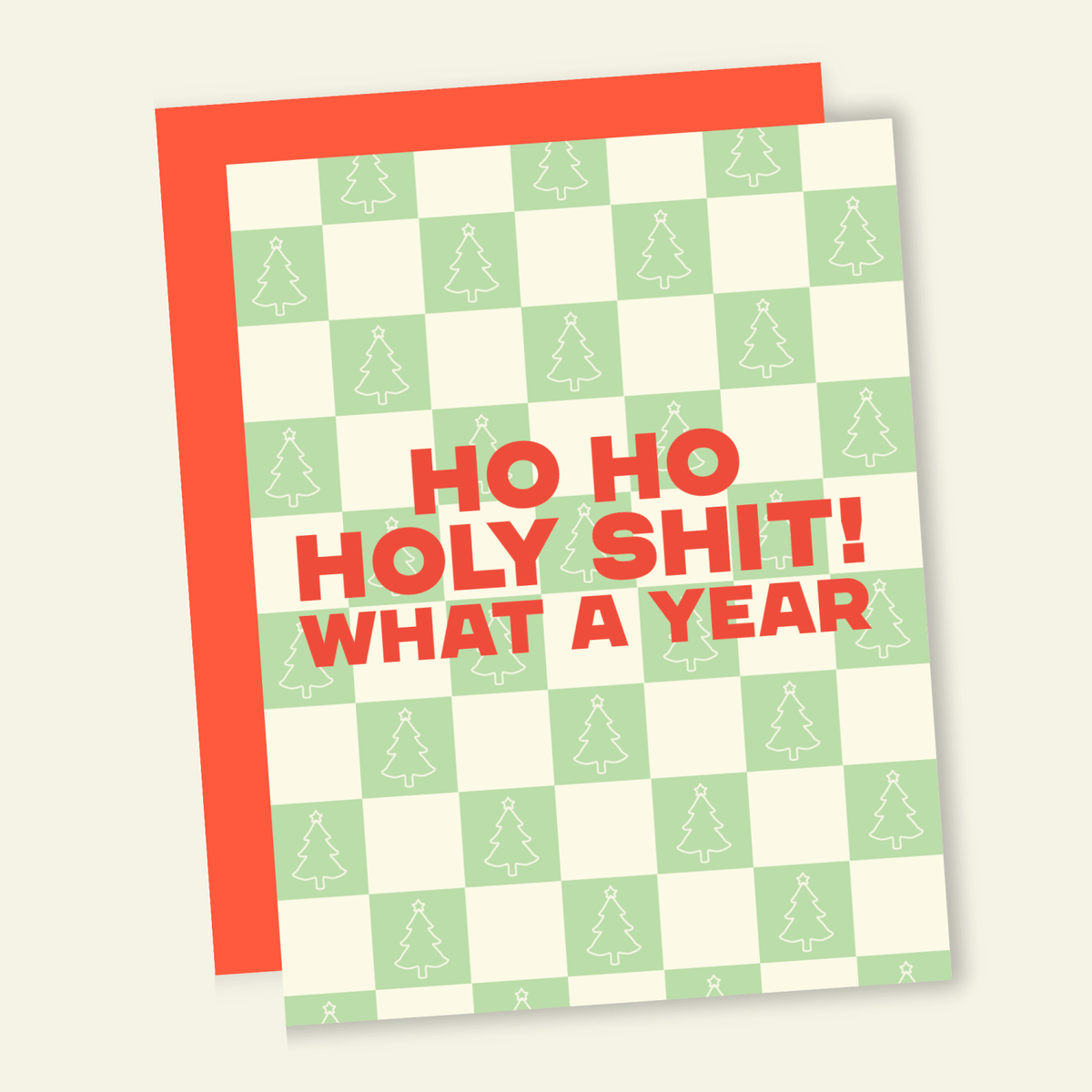 Holy Shit | Funny Holiday & Christmas Greeting Card - Poppy & Vine