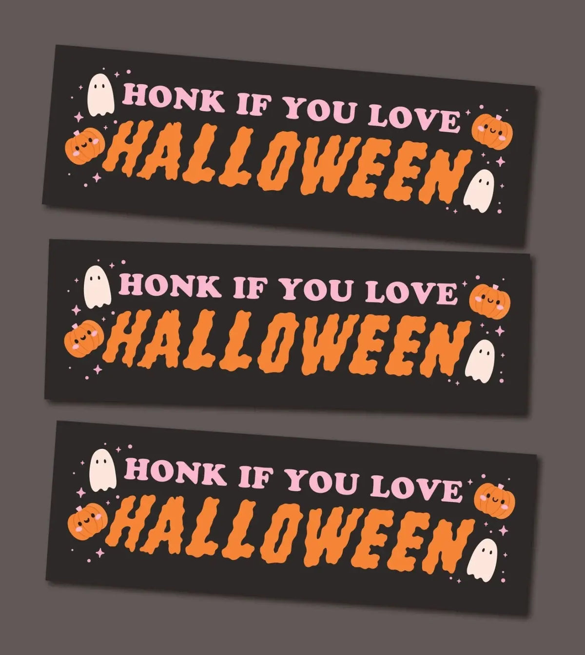 Honk if You Love Halloween MAGNETIC Bumper Sticker - Poppy & Vine