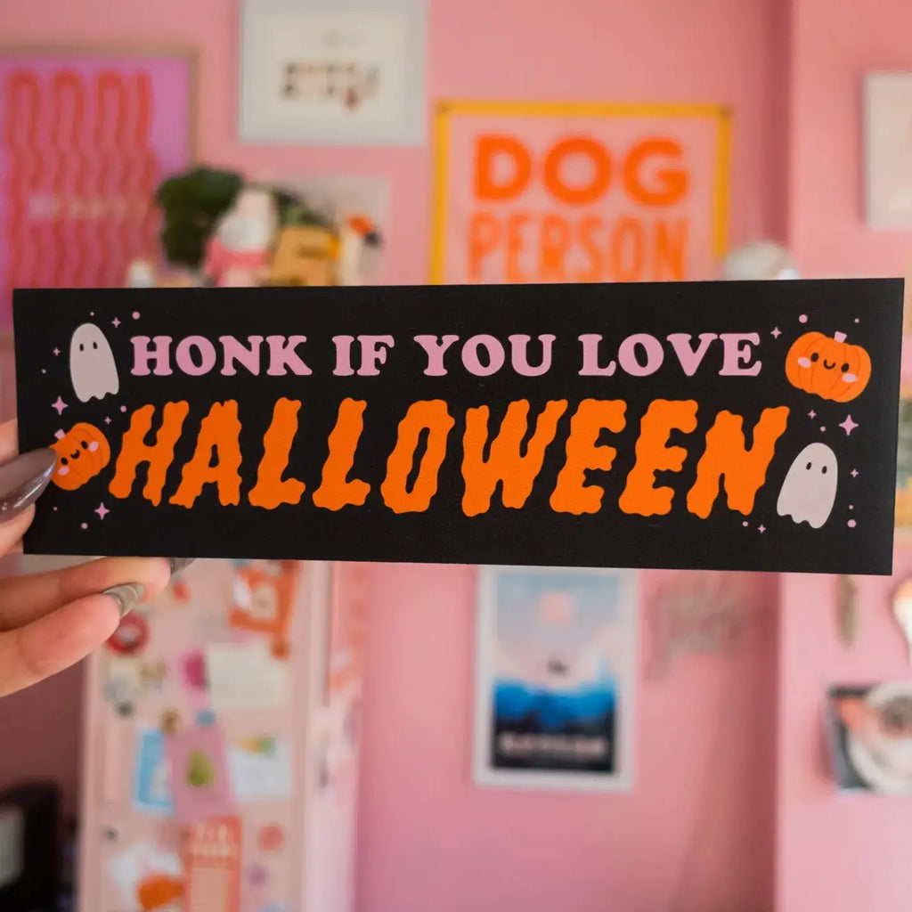 Honk if You Love Halloween MAGNETIC Bumper Sticker - Poppy & Vine