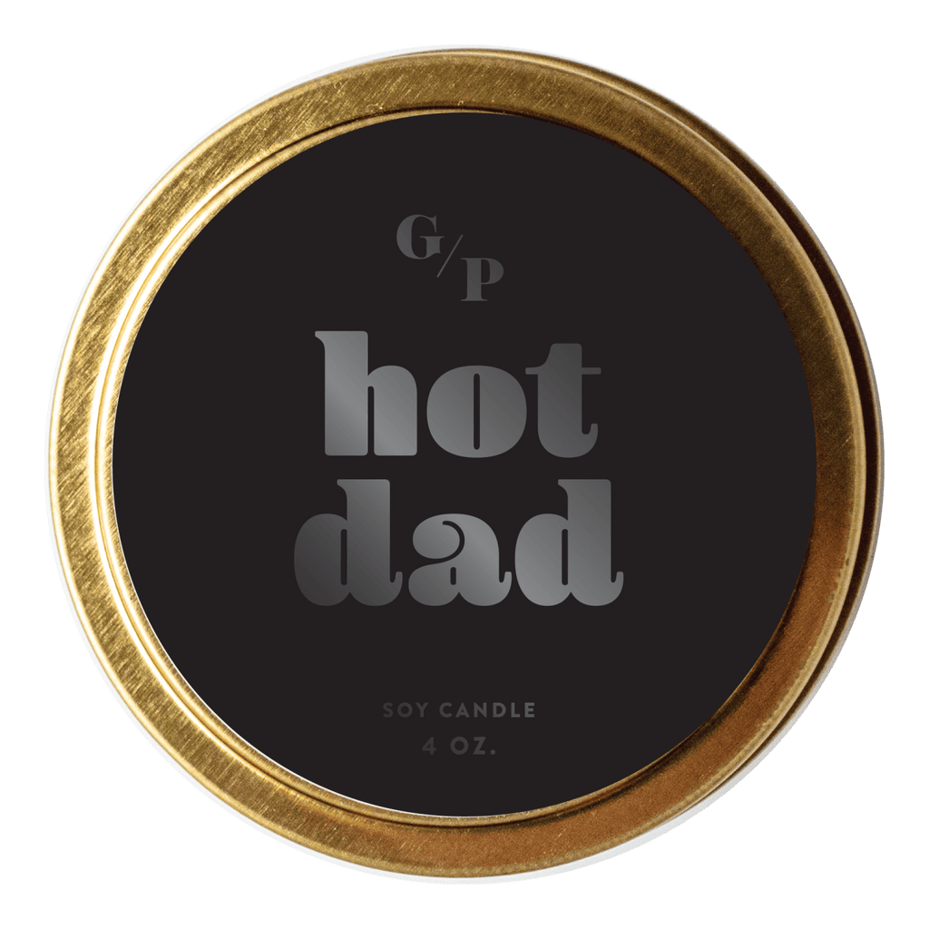 Hot Dad 4 oz. Just Because Candle Tin - Poppy & Vine