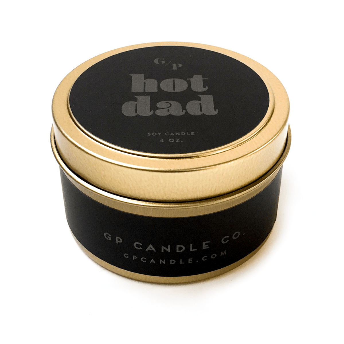 Hot Dad 4 oz. Just Because Candle Tin - Poppy & Vine