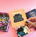 Hot Girls Cry (Black/White) Magnetic Bookmark - Poppy & Vine