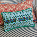 Hot Mess Needlepoint Pillow - Poppy & Vine