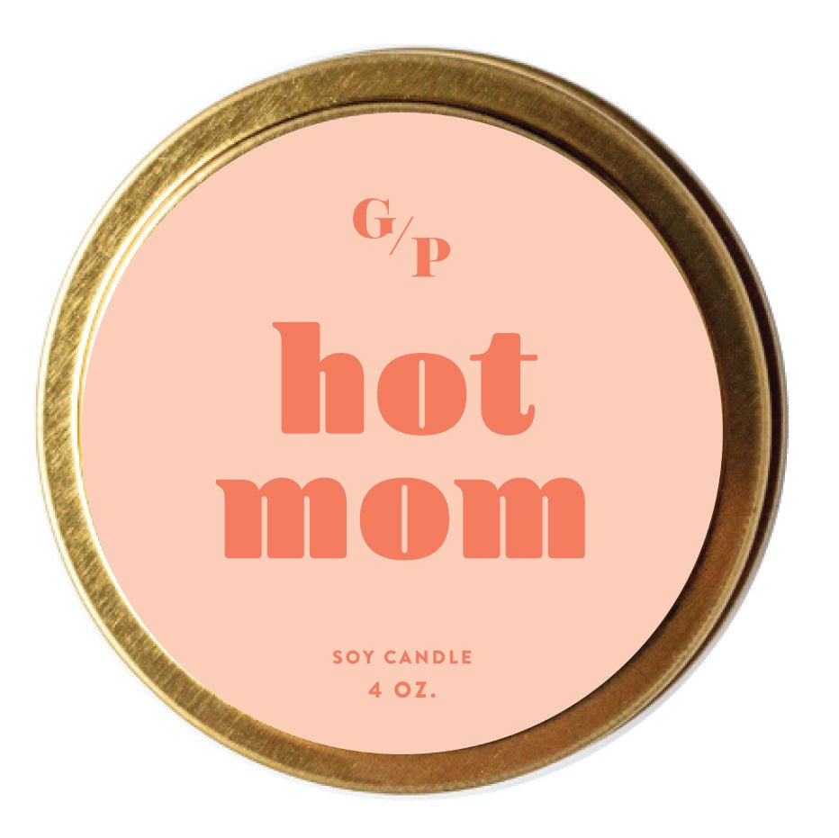 Hot Mom 4 oz. Candle Tin - Poppy & Vine