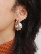 Hunter Classic U Hoop Earrings | 18K Gold Non-Tarnish