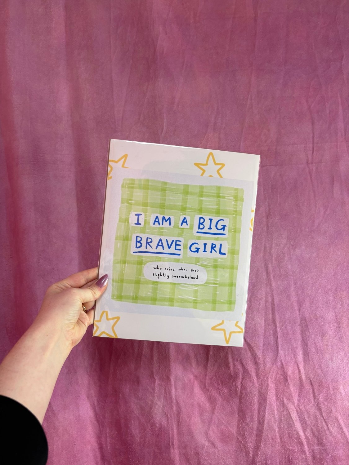 “I Am a Big Brave Girl” Wall Photo - Poppy & Vine