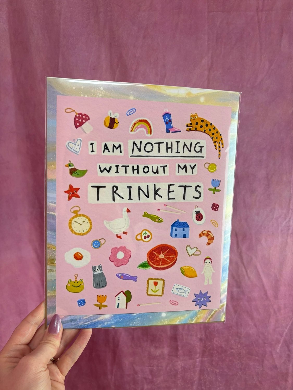 “I am Nothing Without my Trinkets” Wall Photo - Poppy & Vine