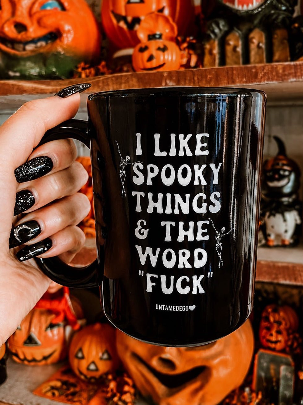 I Like Spooky Things & The Word Fuck Halloween Mug - Poppy & Vine