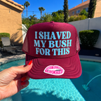 I Shaved My Bush for This Trucker Hat - Poppy & Vine