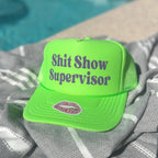 SHIT SHOW SUPERVISOR TRUCKER HAT FUNNY MOTHER TRUCKERS