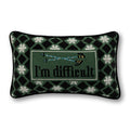 I'm Difficult Needlepoint Pillow - Poppy & Vine