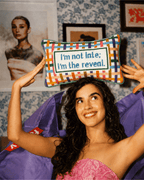 I'm The Reveal Needlepoint Pillow - Poppy & Vine